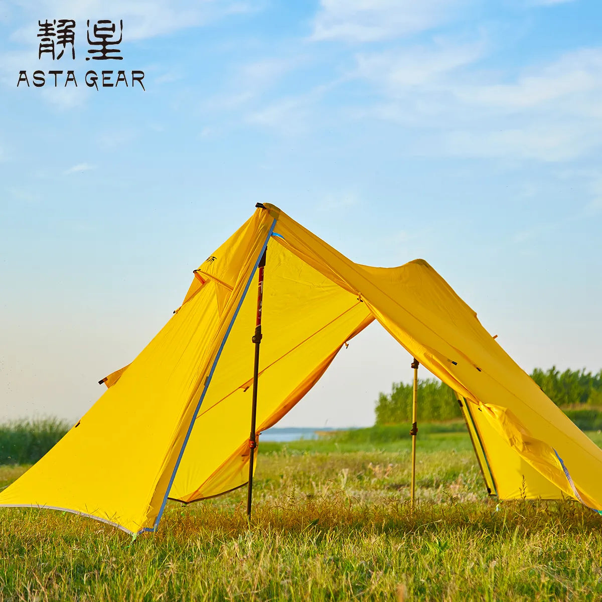 trekking pole tent 2 person Asta Gear Rainstorm 2 Ultralight Pyramid Tent Trekking Pole Tent Two p
