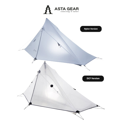 Asta Gear Shanzhu 1 Pyramid Tent: Ultralight 1-Person, Windproof Waterproof, Quick Setup for Hiking & Camping