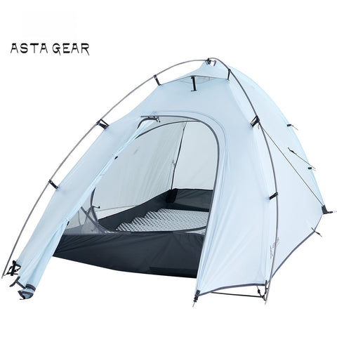 Astagear Pursuit 2 2-Person Lightweight Silicone-Coated Fast Setup Outdoor Camping Tent, Windproof & Waterproof for Hiking & Mountaineering