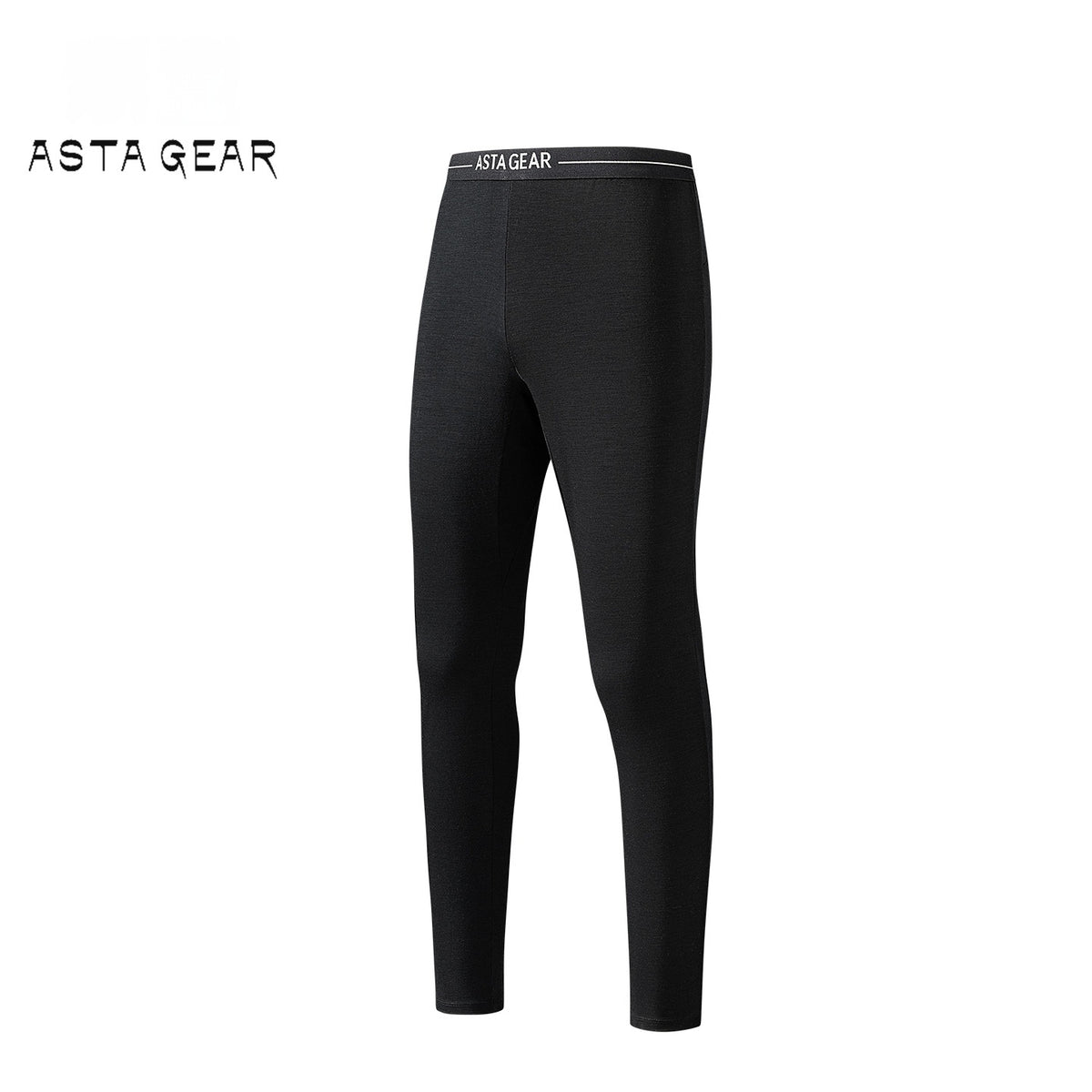 ASTA GEAR Men's 100% Merino Wool Quick-Dry Pants, Moisture-Wicking Warm Base Layer for Outdoor Hiking Mountaineering Running