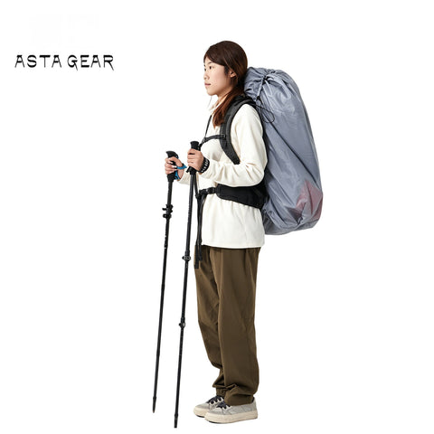 Astagear Shield 2-in-1 Rain Poncho & Backpack Cover, Ultralight Waterproof Outdoor Gear for Hiking Mountaineering Cycling