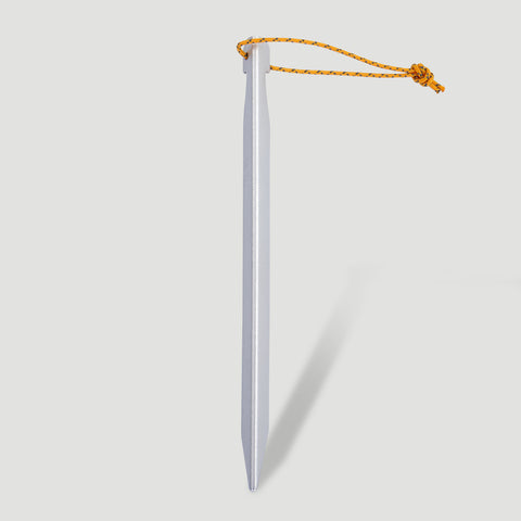 DAC Tent Pegs J-stake - Ultra-Light Aluminum Alloy V-Shaped Stakes, Accessory Set for Hiking, Camping Tents & Tarp