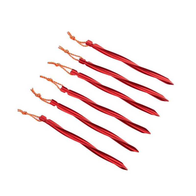 nagelstudio tarp ASTA GEAR Aluminum alloy Spiral tent stakes Hammock camping nail Tarps – astagear.com