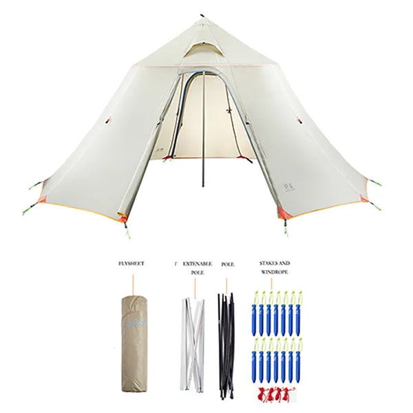 tent without stakes Asta Gear Mountain House Large Space Team activity and Ultrlight tent – astagear.com