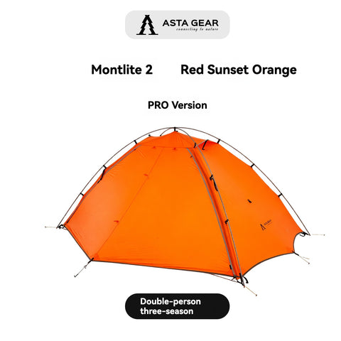 Asta Gear Montlite2 DAC Double Tent, Lightweight Outdoor Hiking Mountaineering Camping Shelter, Windproof & Rainproof Tarp