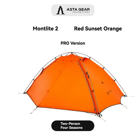 Asta Gear Montlite2 DAC Double Tent, Lightweight Outdoor Hiking Mountaineering Camping Shelter, Windproof & Rainproof Tarp