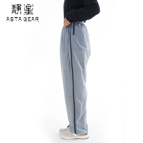 ASTA GEAR Outdoor Unisex Single-Person Rain Pants for Outdoor Hiking & Travel - Full-Zip, Windproof, Rainproof & Snowproof