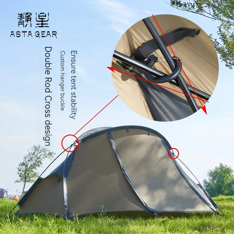 Asta Gear Crescent 1 20D Silione Nylon 1person windproof Asta Gear Crescent 1 20D Silione Nylon 1person windproof