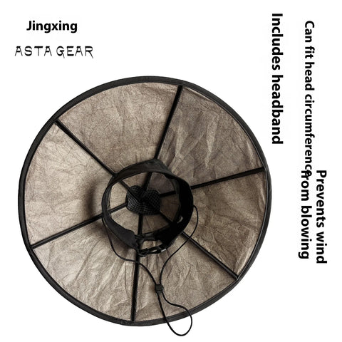Astagear Silver-Coated Lightweight Outdoor Sun-Protection & Rain-Resistant Foldable Umbrella Hat, Breathable Fishing Hat