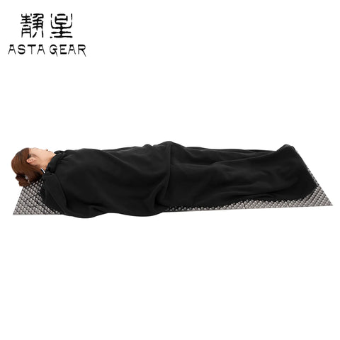 Astagear Summer Sleeping Bag with Outdoor Polartec Fleece, suitable for Lunch Breaks, Camping, Hiking and Travel, Double - Perso
