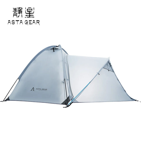 Astagear Yunshan 1-Person Single-Sided Silicone-Coated Ultralight Tent 15D, Heavy Rainproof & Windproof
